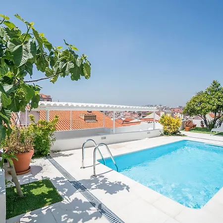 Apartamento Castle Magnificent Terrace & Pool Lisboa