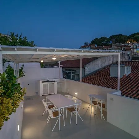 Castle Magnificent Terrace & Pool Apartment